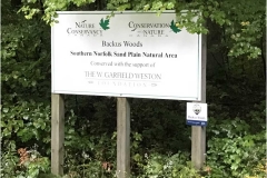 Backus Woods Entrance