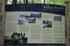 Backus Woods History