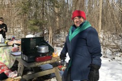 2020-02-17_CedarcroftFamilyDay_BarbTendingTheStove_EvelynRogers